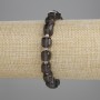 Smoky Quartz Faceted Cube Bracelet