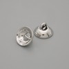 Price per 1 pc. Bead cap end for beads, silver-colored, 8×1 mm, hole diameter 1.8 mm+