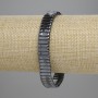 Hematite bracelet – chain links 3x10 mm, stretch, length about 18 cm