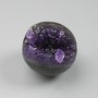 Amethyst natural stone sphere with geode, diameter 40–50 mm ± assorted sizes, weight from 100 g. (Price per 100 g)