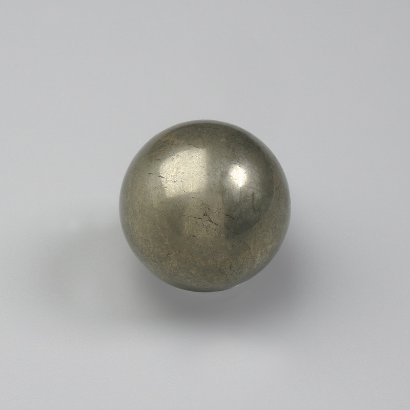 Souvenir Pyrite Sphere, natural stone, diameter 25 mm ±, weight from 70 g per piece