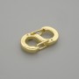 Gold-tone lock clasp 16×8.5 mm