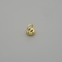 Bead Cap End for Beads - Gold Tone, 4.5×1 mm, hole 2.5 mm