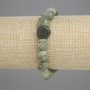 Serpentine Bracelet, Tumbled, diameter 10-12×10-11 mm, 5 mm ±, length 18 cm ±, stretch