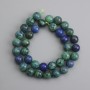 Azurite Beads, Smooth Round Bead, Diameter 10.5 mm, Length 38 cm +