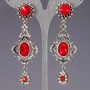 Crystal chandelier earrings 'Angelica'