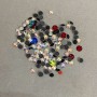 Assorted Cold-Fix Rhinestones, 4–5 mm, Pack 18 g (±)