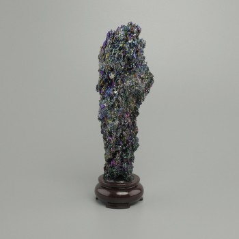 Chalcopyrite interior decorative souvenir stone on stand 170×40-50 mm ± (assorted sizes)