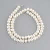 Freshwater Pearl Beads, diameter 6–7×4.5–5.5 mm, length 35 cm ± on thread