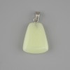Pendant Onyx (Green Glow) - Trapezoid 17×21 mm, length 30 mm ±