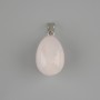 Drop Pendant with Rose Quartz 18x13 mm, length 26 mm