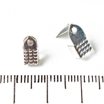 Lace crimps, pack of 70 pcs, 4×7×10 mm ± 10 g