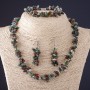 Set Jasper Trio Assortment Natural Stone 'Stone Chips' Necklace, Earrings & Bracelet