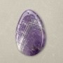 Pendant 'Amethyst', diameter 58×36×6 mm, with natural imperfections