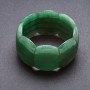 Bracelet Elite Jade Rounded 'Link' 40x28mm ±, length 18cm (stretch)