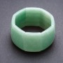 Bracelet Elite Jade on an elastic band, rectangular 'link' 4x2, 8 cm