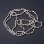 Price per pack / 10 pcs. Token jewelry chain, length 60 cm, diameter 2.5 mm