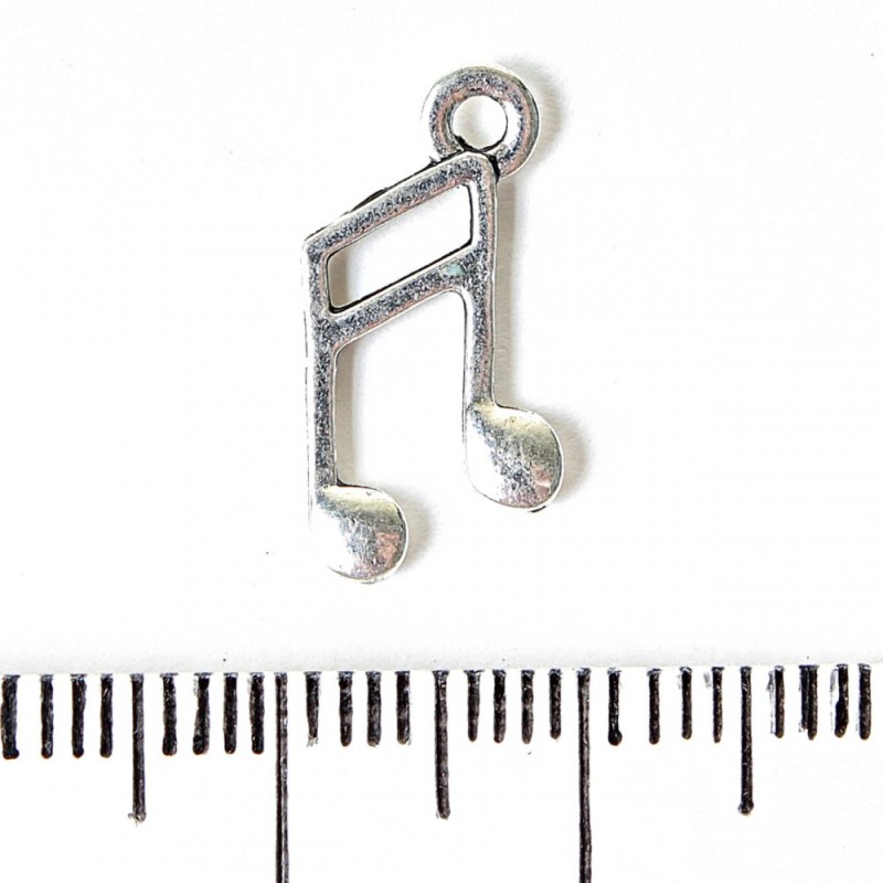 Pendant findings 'Note', 20 g, ±43 pcs