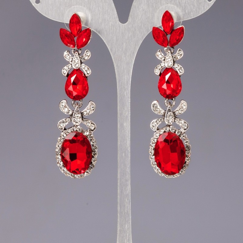 Crystal earrings 'Lustres' 'Chandeliers' 'Milady'