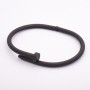 Bracelet "Nail" metal color "black" high-tech clasp, circumference 18 cm