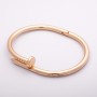 Bracelet 'Nail' metal color 'gold' hi-tech clasp, 18 cm circumference