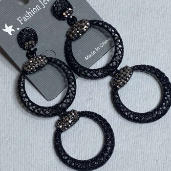 Long Evening Earrings, 7 cm long