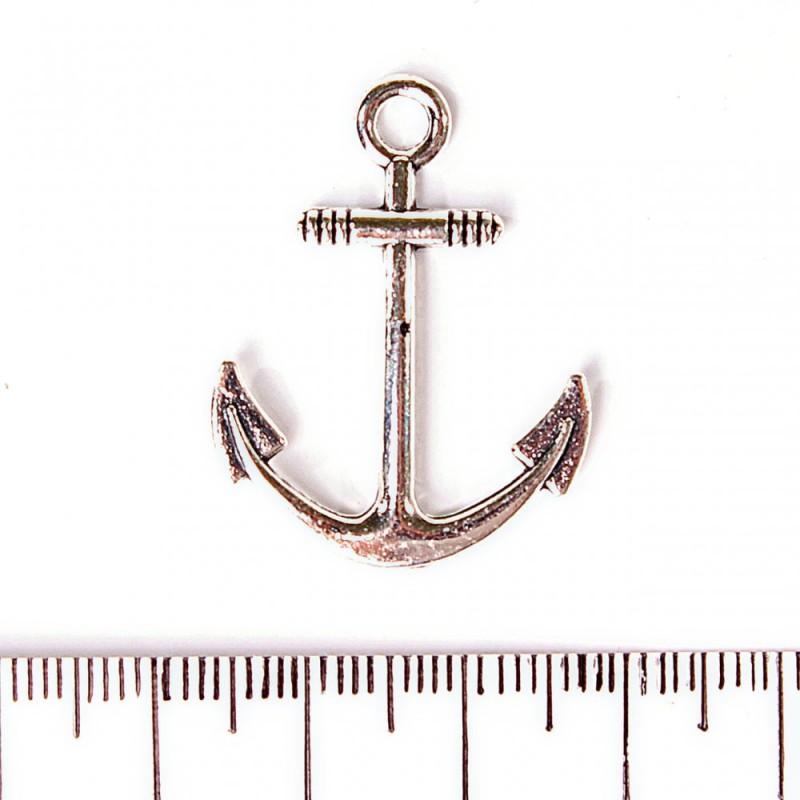 Anchor Pendant Findings 32×25 mm, pack of 6