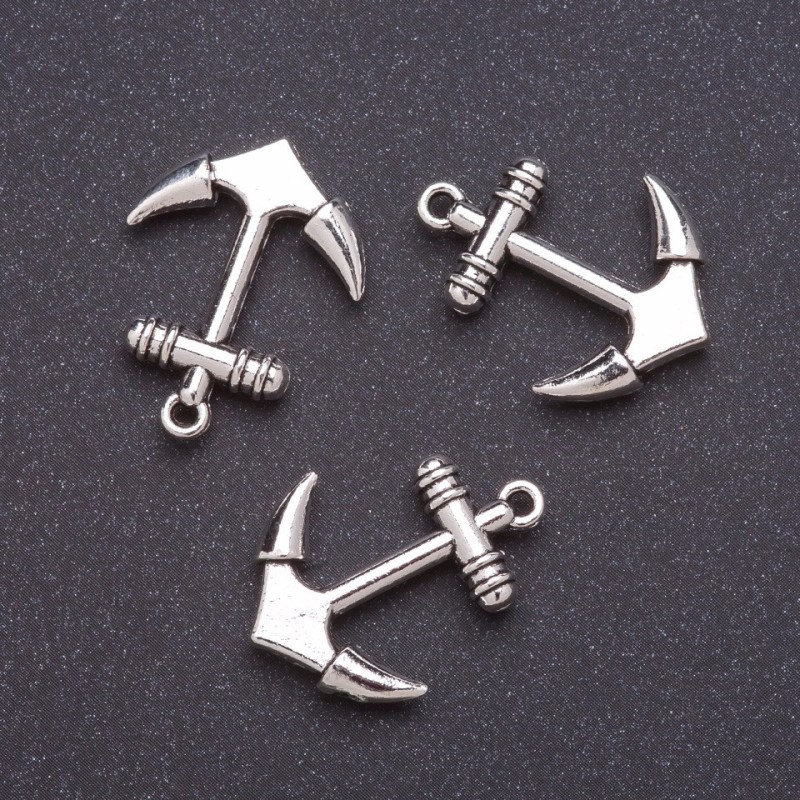 Findings Anchor Pendant 25x20mm, packaging 20g ± 7 pcs