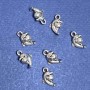Sale! Dolphin pendant with ball, 15x9mm, pack 20 g ±17 pcs