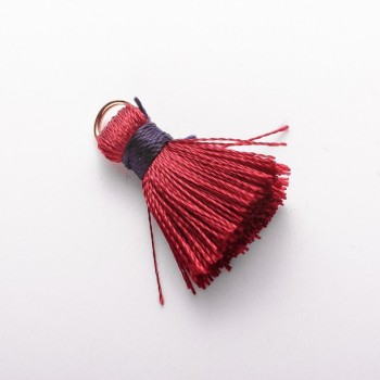 Craft supply for needlework: Miniature Silk Brush with Ring "Silk" Lsm, 5 mm diameter, price per 1 piece