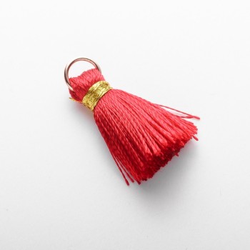 Craft supply for handcrafts Mini Silk Brush with Ring 'Silk' Lsm, 5 mm diameter, price per piece