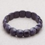 Bracelet with Aventurine Stone (synthetic) 'Blue Sand of Cairo Night' 15x12x7mm+
