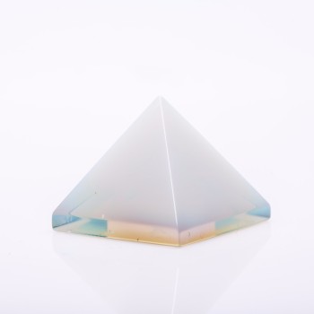 Moonstone Miniature Pyramid, height (±)25 mm, length (±)30 mm