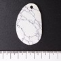 Howlite Pendant (55×35 mm)