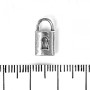 (9 × 7 mm) Padlock Pendant Hardware. Pack 20 g ± 17 pcs