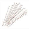 Pin findings, 40mm length, bead-cap type 'nail', light metal, 1 kg