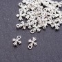 Cross Pendant Hardware, diameter 8mm, length 12mm, packaging 20 g ± 58 pcs