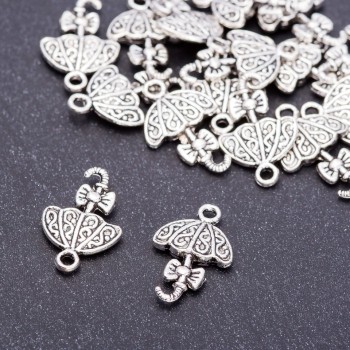 Umbrella Pendant Hardware, 13×20 mm, hole diameter 3 mm, packaging 20 g ± 17 pcs