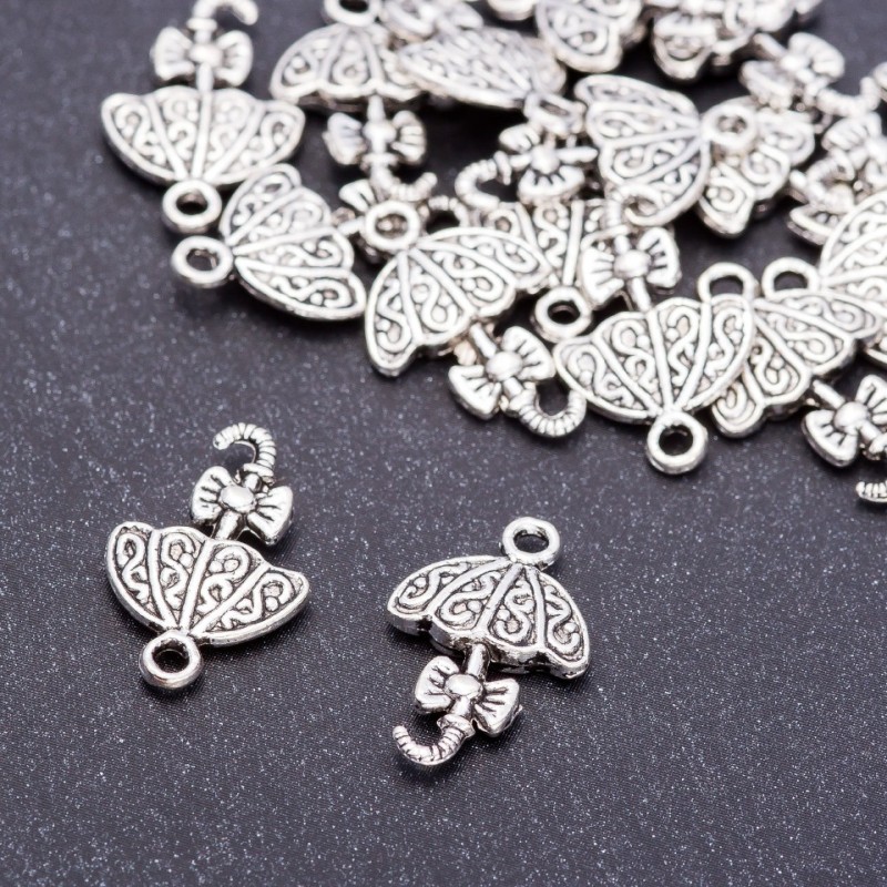 Umbrella Pendant Hardware, 13×20 mm, hole diameter 3 mm, packaging 20 g ± 17 pcs