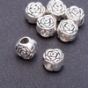Rose Bead Insert Pandora-Style Findings, 11×8 mm diameter, 9 mm length, hole diameter 5 mm, packaging 20 g + 7 pcs