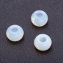 Moonstone Pandora Bead 14x10 mm, hole diameter 5 mm