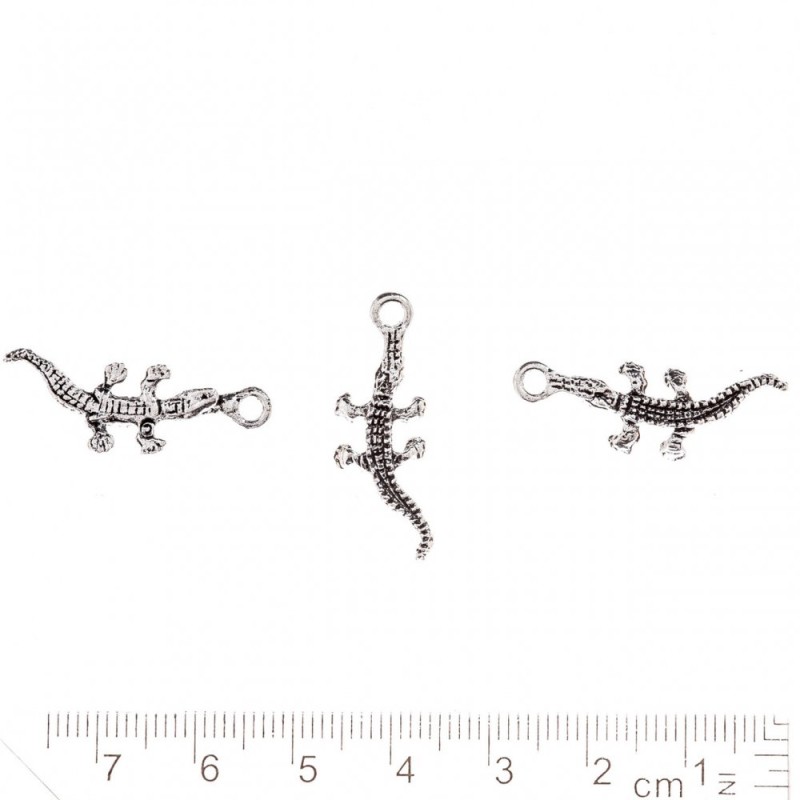 Pendant hardware 'Crocodile' 10x25mm