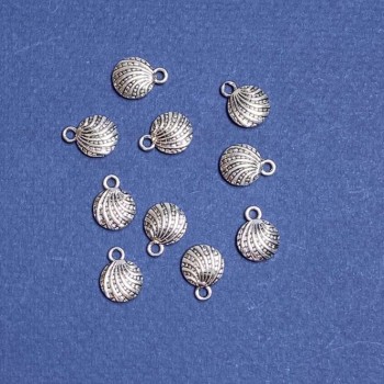 Discount! Shell Pendant Findings 10x13mm, 20 g, ± 20 pcs