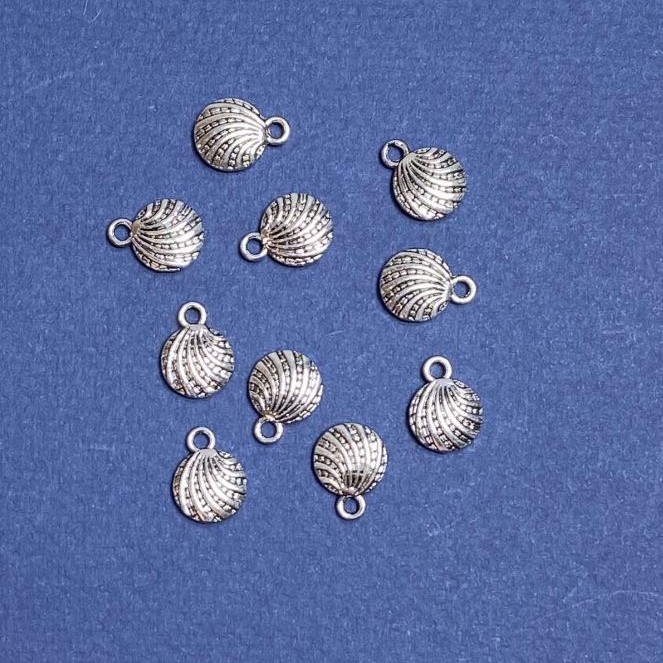 Discount! Shell Pendant Findings 10x13mm, 20 g, ± 20 pcs