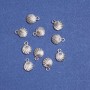 Discount! Shell Pendant Findings 10x13mm, 20 g, ± 20 pcs