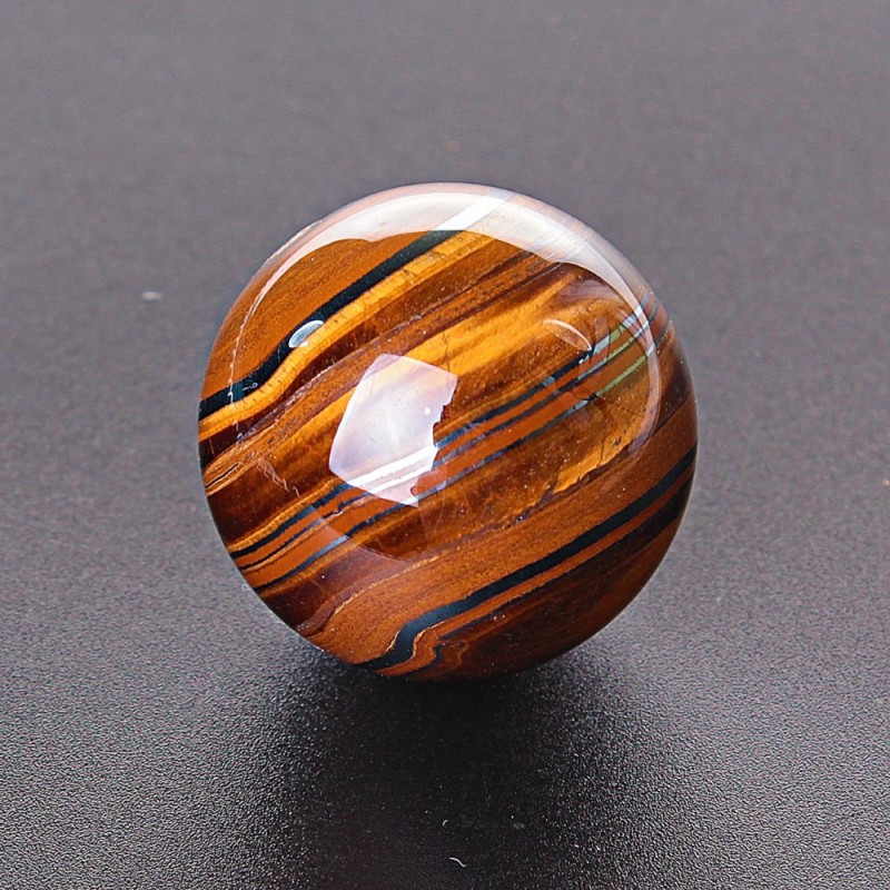 Tiger's Eye Souvenir Sphere (price per 100 g), diameter from 2.7 to 3.5 cm