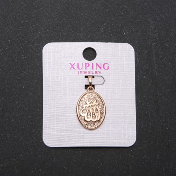 Xuping Sura Pendant, diameter 14x20mm, length 2.5 cm, gold plating