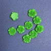 Sale! Green Rose acrylic cabochon, 18 mm diameter, packaging: pcs