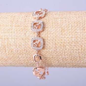 Eiffel Tower Bracelet, 12 mm diameter, 16–19 cm length