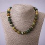 Agate Bead Necklace, Smooth Beads, 12mm Diameter, 45cm Length